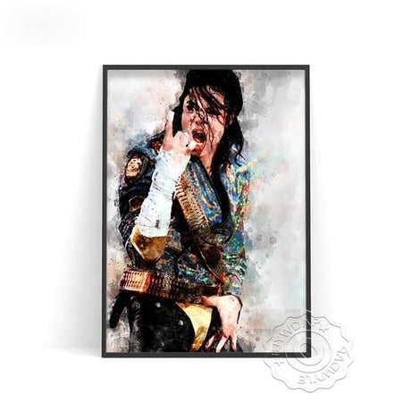 Michael Jackson Poster: Authentic and Iconic Design-ChandeliersDecor