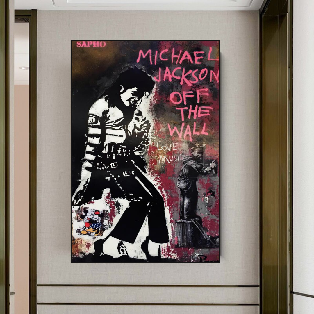 Michael Jackson Poster: Genuine Michael Jackson Merchandise-ChandeliersDecor