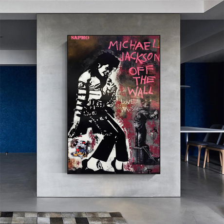 Michael Jackson Poster: Genuine Michael Jackson Merchandise-ChandeliersDecor