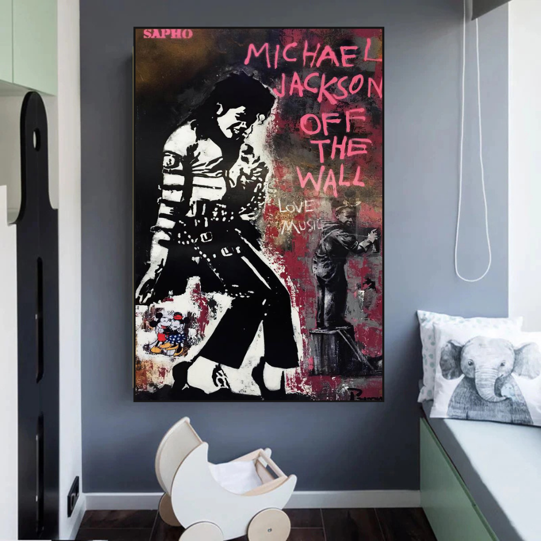 Michael Jackson Poster: Genuine Michael Jackson Merchandise-ChandeliersDecor