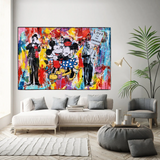 Mickey and Minnie Love - Love is the Answer Wall Art-ChandeliersDecor