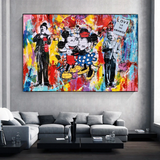 Mickey and Minnie Love - Love is the Answer Wall Art-ChandeliersDecor