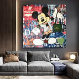 Mickey Mouse Canvas Wall Art - Secure the Bag-ChandeliersDecor