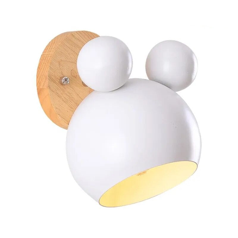 Mickey Wall Light for Kids Room-ChandeliersDecor