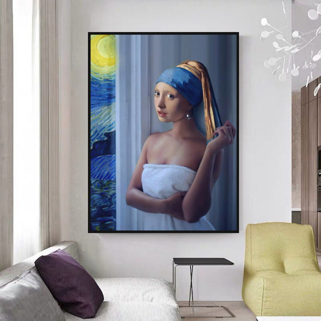 Milkmaid Canvas Wall Art Exquisite and Unique Masterpiece