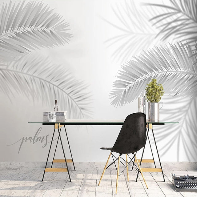 Minimalist Harmony Workspace Mural Wallpaper-ChandeliersDecor