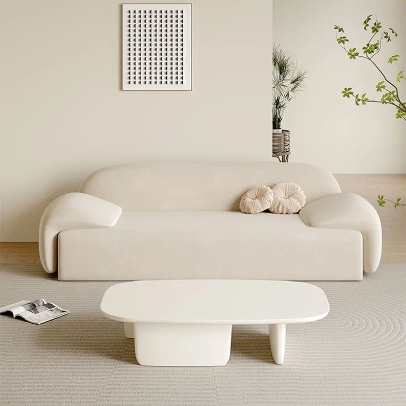 Minimalistisches langes italienisches Designer-Sofa-Set