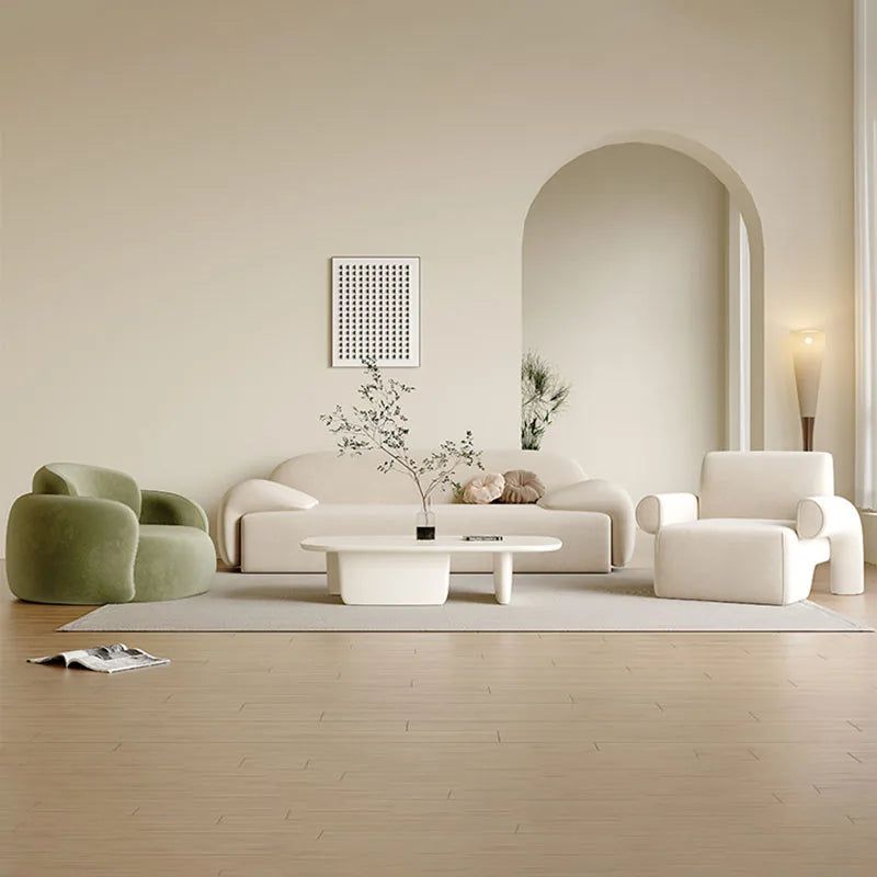 Minimalist Long Italian Designer Sofa Set-ChandeliersDecor