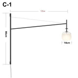 Minimalist Long Pole Wall Lamp: Trendy Lighting Solution-ChandeliersDecor