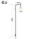 Minimalist Long Pole Wall Lamp: Trendy Lighting Solution-ChandeliersDecor