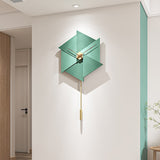 Horloge murale verte de style nordique minimaliste