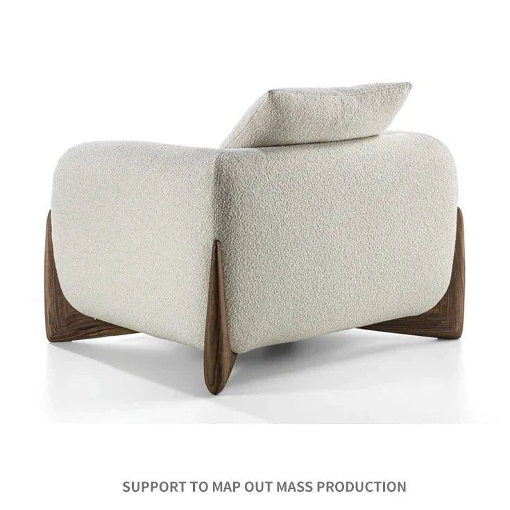 Minimalist XXL Wood Arches Sofa Set