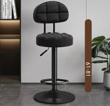 Minimalistic Swivel Bar Stool Adjustable-GraffitiWallArt