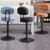 Minimalistic Swivel Bar Stool Adjustable-GraffitiWallArt