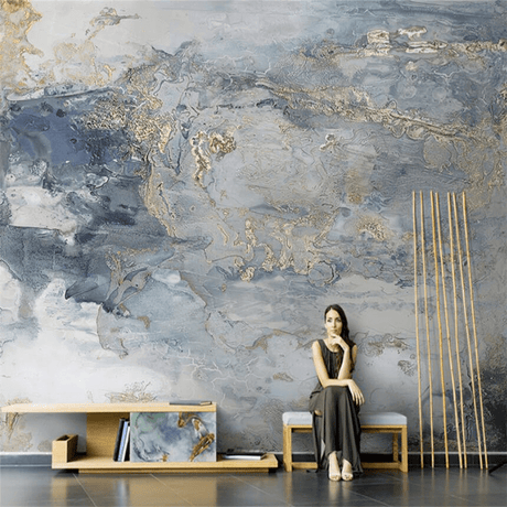 Misty Marble Wallpaper Mural - Enhance Your Walls-ChandeliersDecor.com