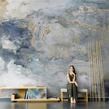 Misty Marble Wallpaper Mural - Enhance Your Walls-ChandeliersDecor