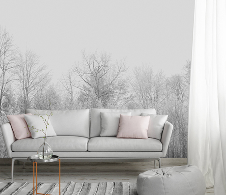 Misty Trees Wallpaper Murals: Transform Your Space-ChandeliersDecor