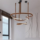 ModaLux Leather Craft LED Chandelier-ChandeliersDecor