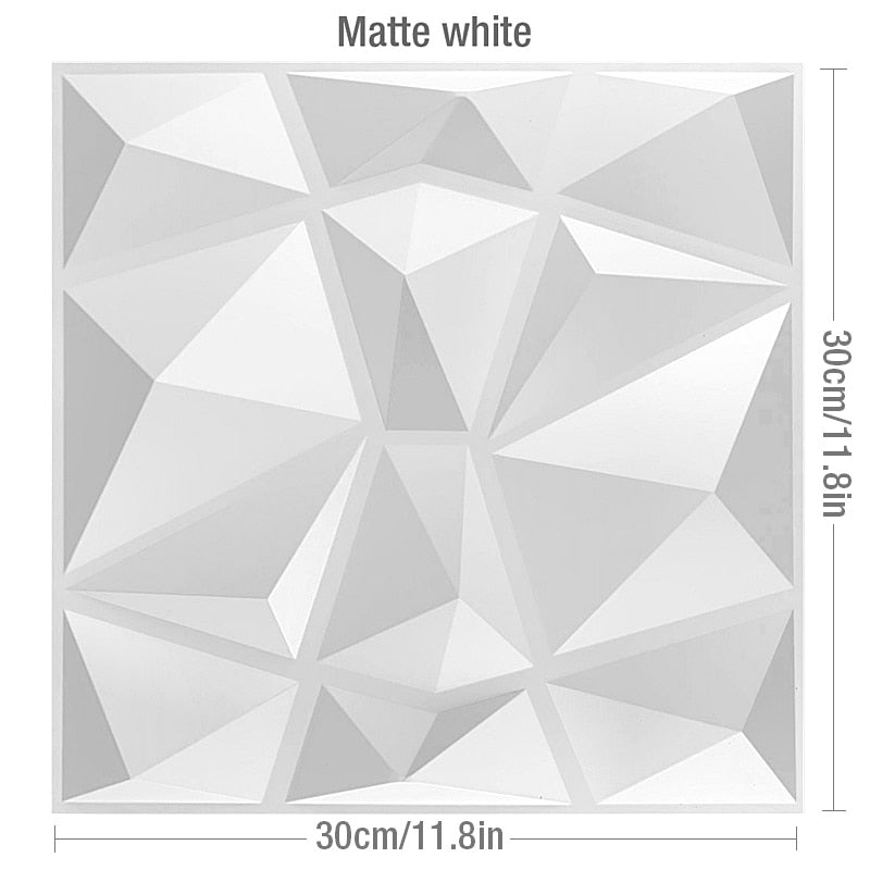 Geometric 3D Wall Panel for House Wall Renovation