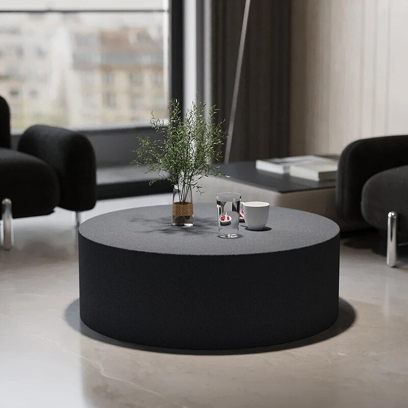Modern Round Marble Coffee Table-ChandeliersDecor