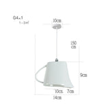 Modern Tea Cup Teapot Crockery Ceramic Led Pendant Lights-ChandeliersDecor