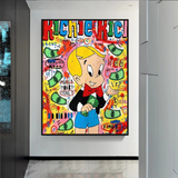 Money Boy: Richie Rich Poster - Ultimate Symbol of Wealth-ChandeliersDecor