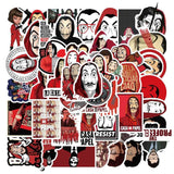 Money Heist Stickers Pack: Ideal for Fans-ChandeliersDecor