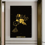 Money Man Angel: Alec Monopoly Art Exclusive Collection-ChandeliersDecor