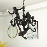 Monkeys Chandelier Luxurious Ceiling Lamp-ChandeliersDecor