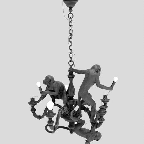 Monkeys Chandelier Luxurious Ceiling Lamp-ChandeliersDecor