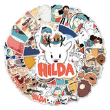 Monogram Hilda Sticker Pack for Laptops and Water Bottles-ChandeliersDecor