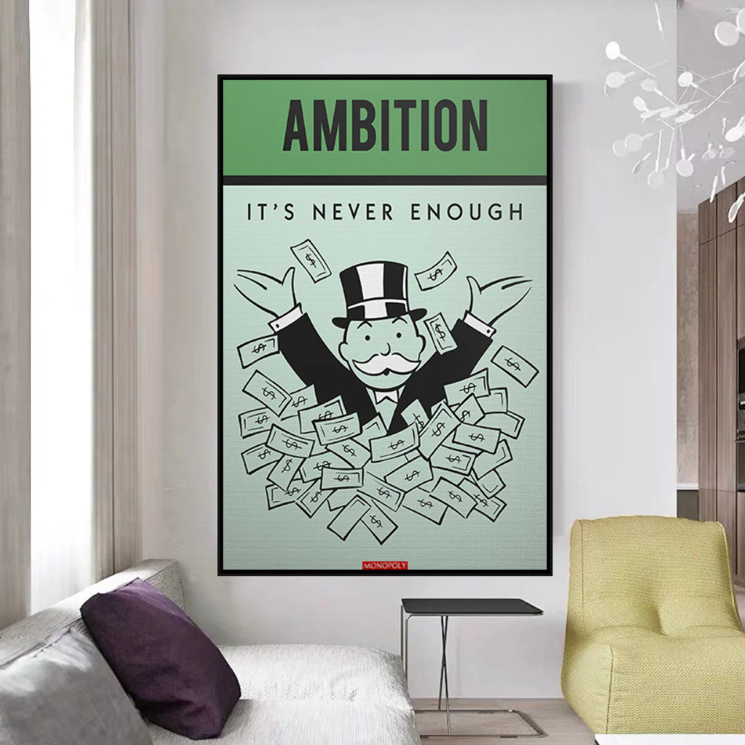 Monopoly property bundle Alec monopoly Canvas Print-ChandeliersDecor