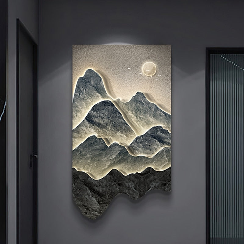 Mountains Wall Light - Perfect Mountains Wall Light-ChandeliersDecor