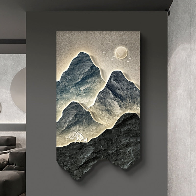 Mountains Wall Light - Perfect Mountains Wall Light-ChandeliersDecor