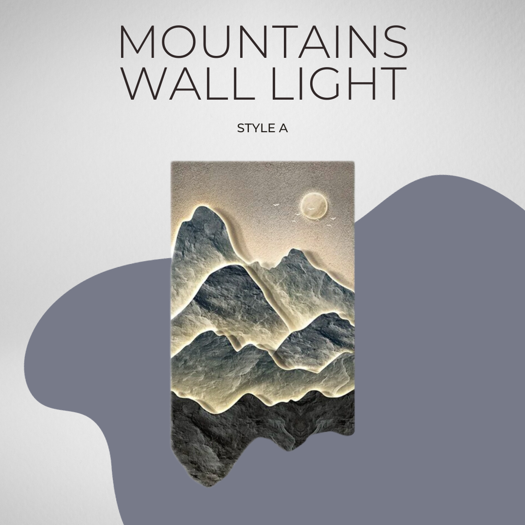 Mountains Wall Light - Perfect Mountains Wall Light-ChandeliersDecor