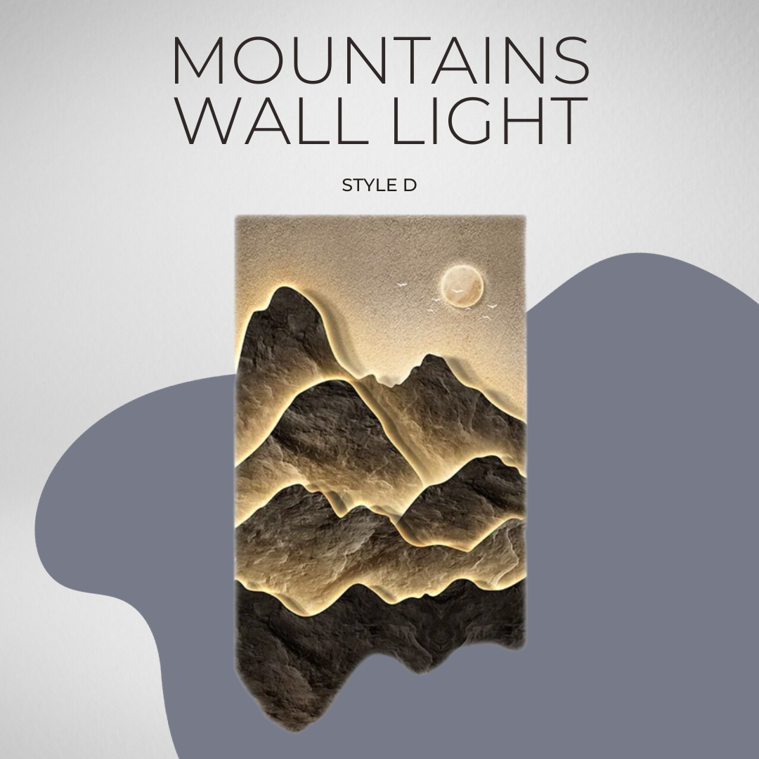 Mountains Wall Light - Perfect Mountains Wall Light-ChandeliersDecor