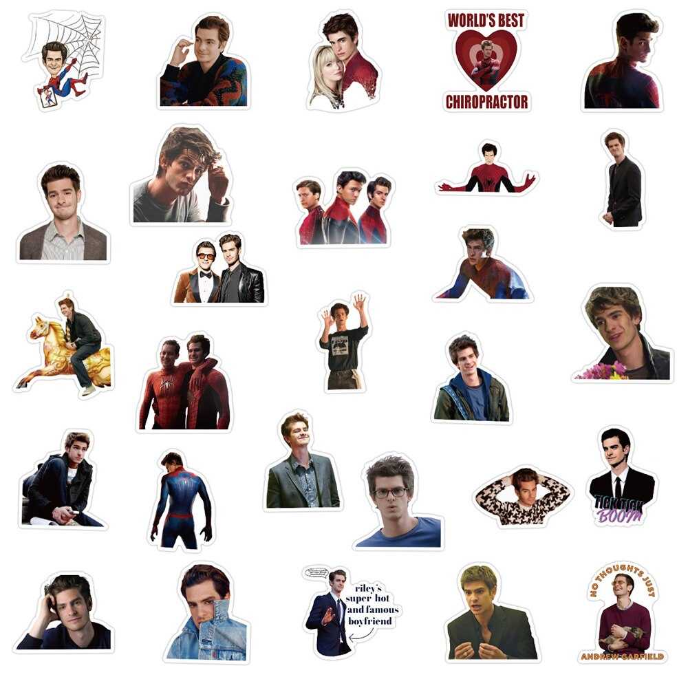 Movie Star Andrew Garfield Stickers Pack-ChandeliersDecor