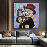 Mr Monopoly Cash Flow Art: Unlock Your Financial Success-ChandeliersDecor