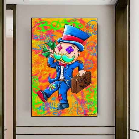 Mr Monopoly Goat Poster - High-Quality Print-ChandeliersDecor