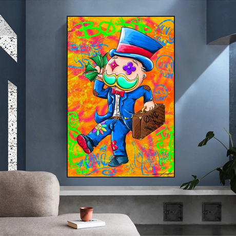 Mr Monopoly Goat Poster - High-Quality Print-ChandeliersDecor