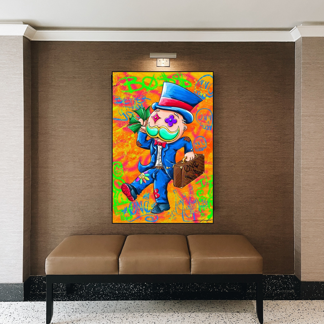 Mr Monopoly Goat Poster - High-Quality Print-ChandeliersDecor