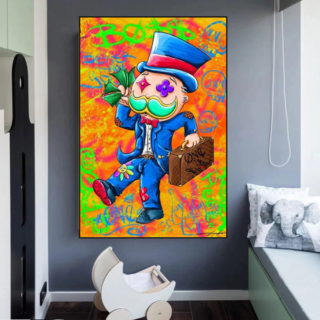 Mr Monopoly Goat Poster - High-Quality Print-ChandeliersDecor