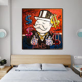 Mr Monopoly Millionaire Poster - Limited Edition Art Print-ChandeliersDecor