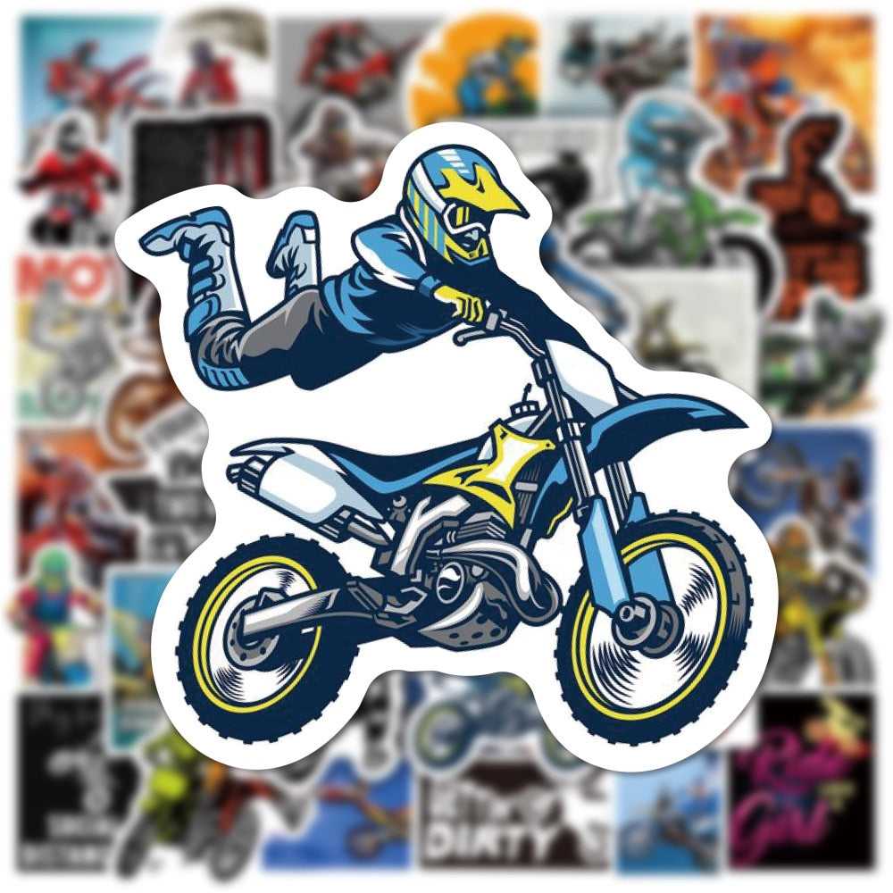 MTB Mountain Motorcycle Stickers Pack-ChandeliersDecor