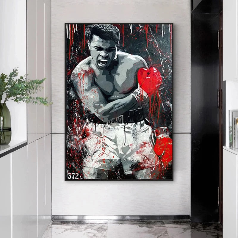 Muhammad Ali Poster: Iconic Boxing Legend-ChandeliersDecor