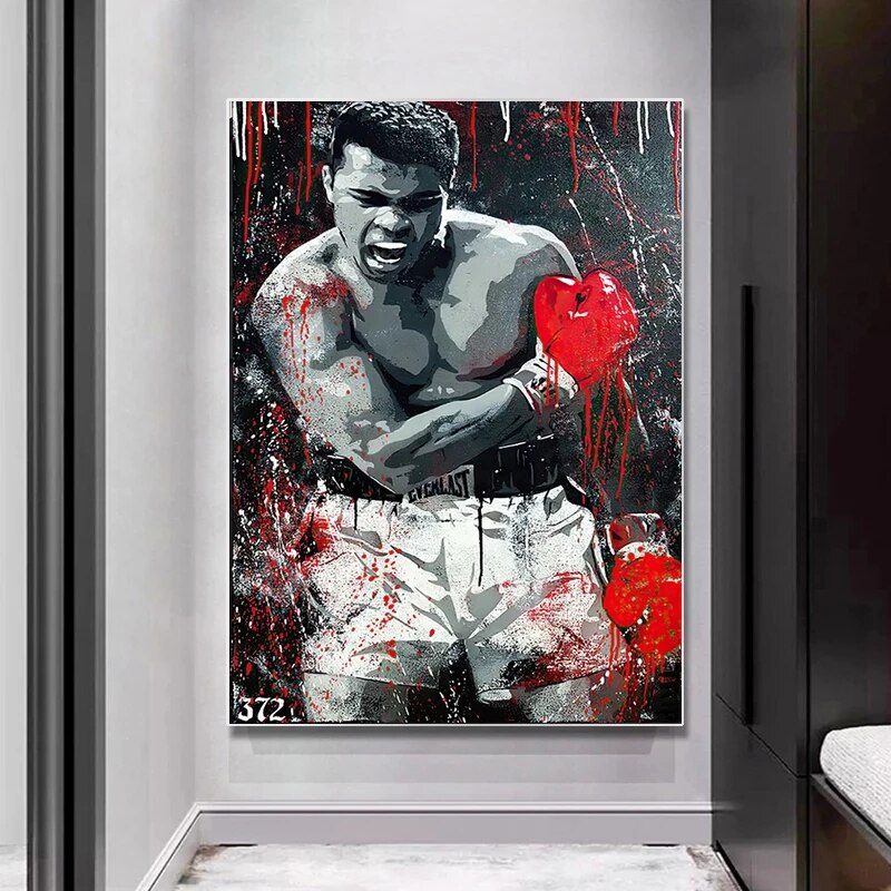 Muhammad Ali Poster: Iconic Boxing Legend-ChandeliersDecor