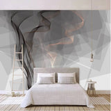 Mystic Aura: Smoke Line Wallpaper-ChandeliersDecor.com