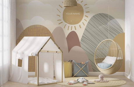 Name Mountain Wallpaper Mural – Transform Your Space-ChandeliersDecor.com