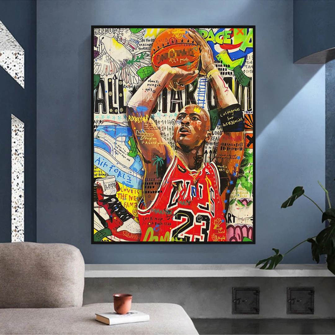 NBA All Star Jordan Art: A Must-Have for Fans-ChandeliersDecor