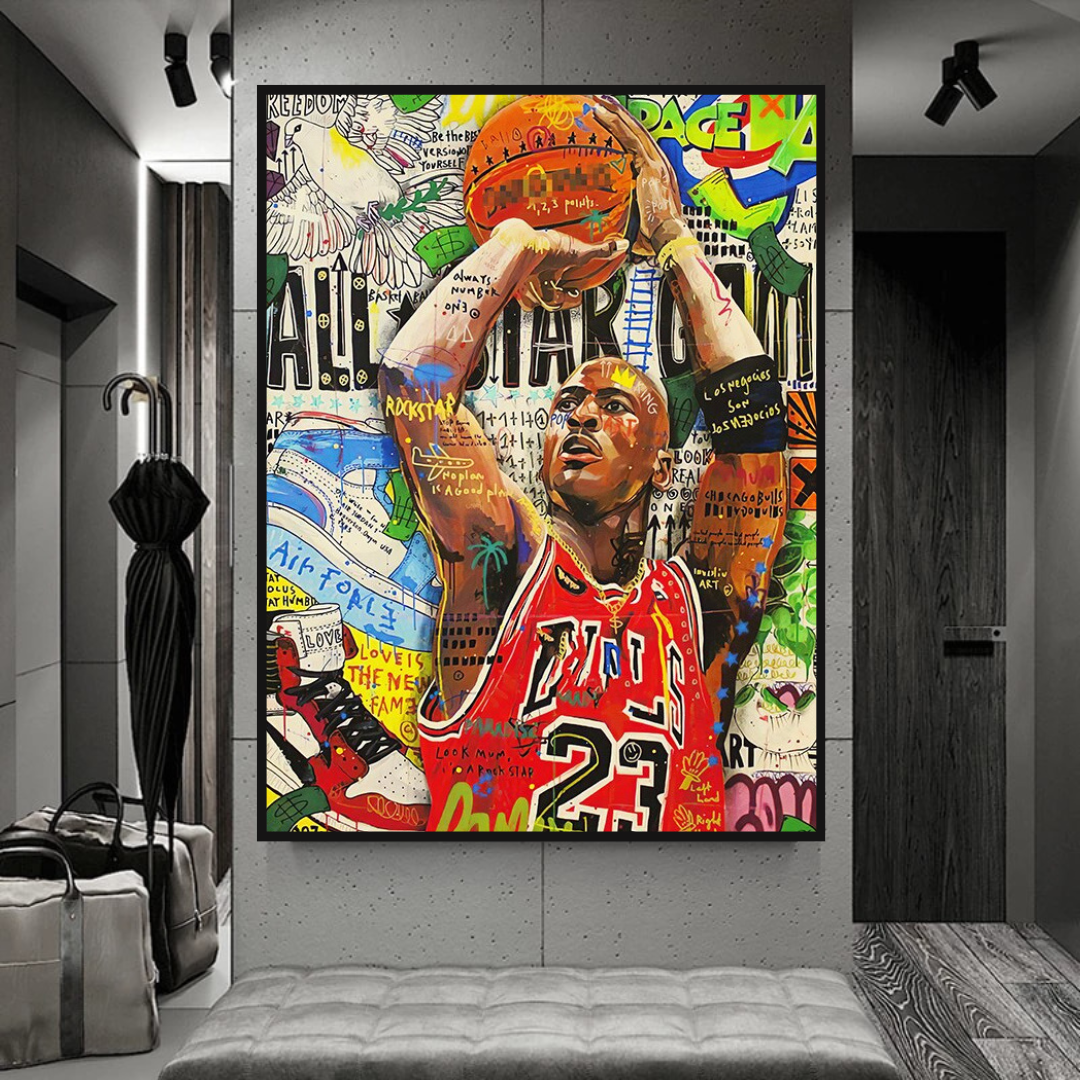 NBA All Star Jordan Art: A Must-Have for Fans-ChandeliersDecor